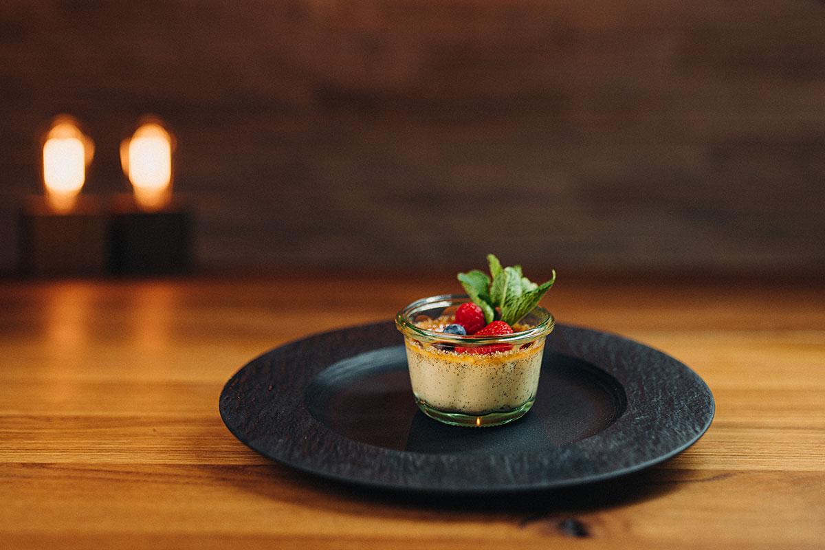 Hausgemachte Crème brûlée